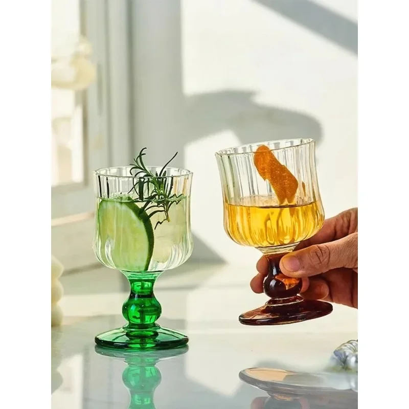 

ins wind glass medieval glass tall red wine champagne glass