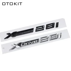 OTOKIT 자동차 트렁크 스티커, XDrive 20i 25i 28i 30i 35i 40i 50i 20d 30d 35d 40d 50d 펜더 엠블럼 배지, BMW X3 X4 X5 X6 X7 용, 신제품