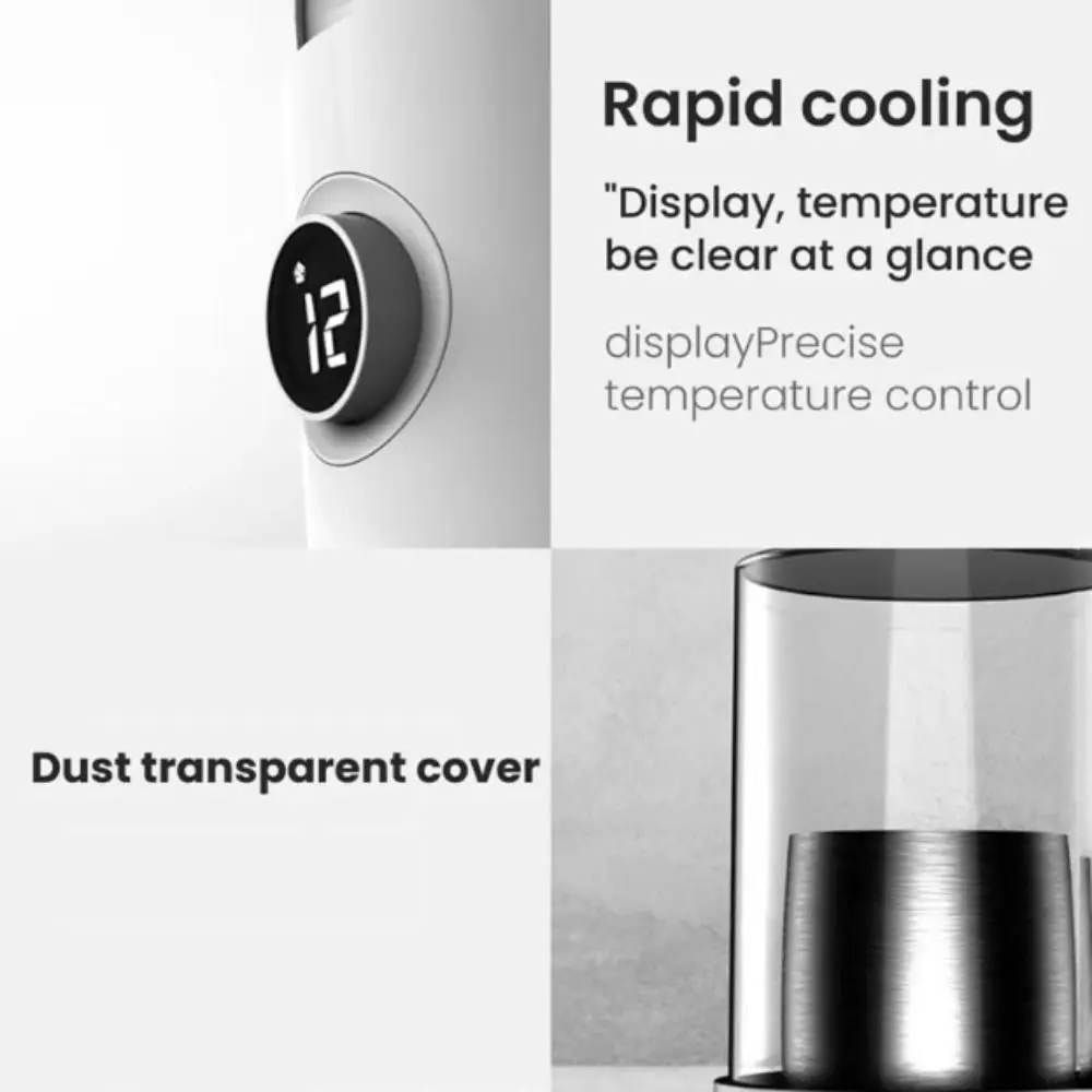

Fast Cooling 2 In 1 Drinks Cup Portable Design USB Powered Electric Drinks Cup Constant Temperature Dual-purpose Milk Tea Warmer