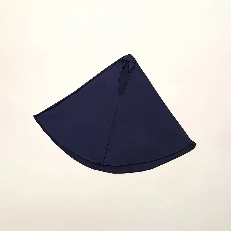 Foulard pull-on in tinta unita moda sciarpa malese in lino di cristallo di vendita calda 80 * 90 cm