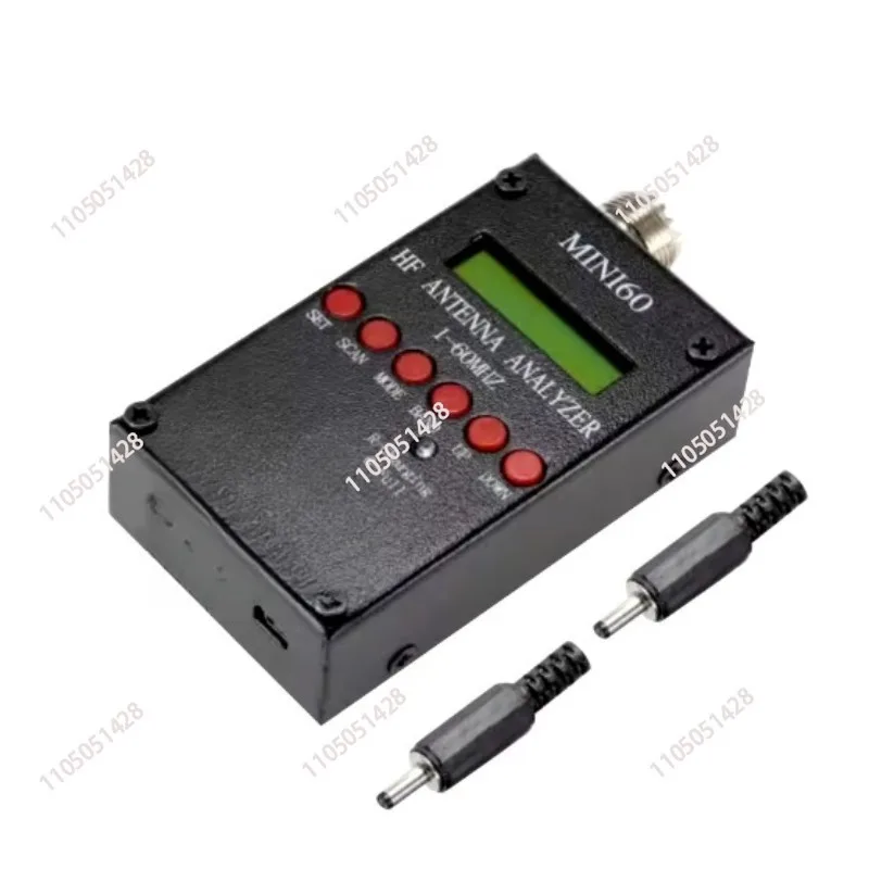 Mini Sark100 1-60MHz High Frequency Antenna Standing Wave Ratio Antenna Analyzer + Battery + Computer Software