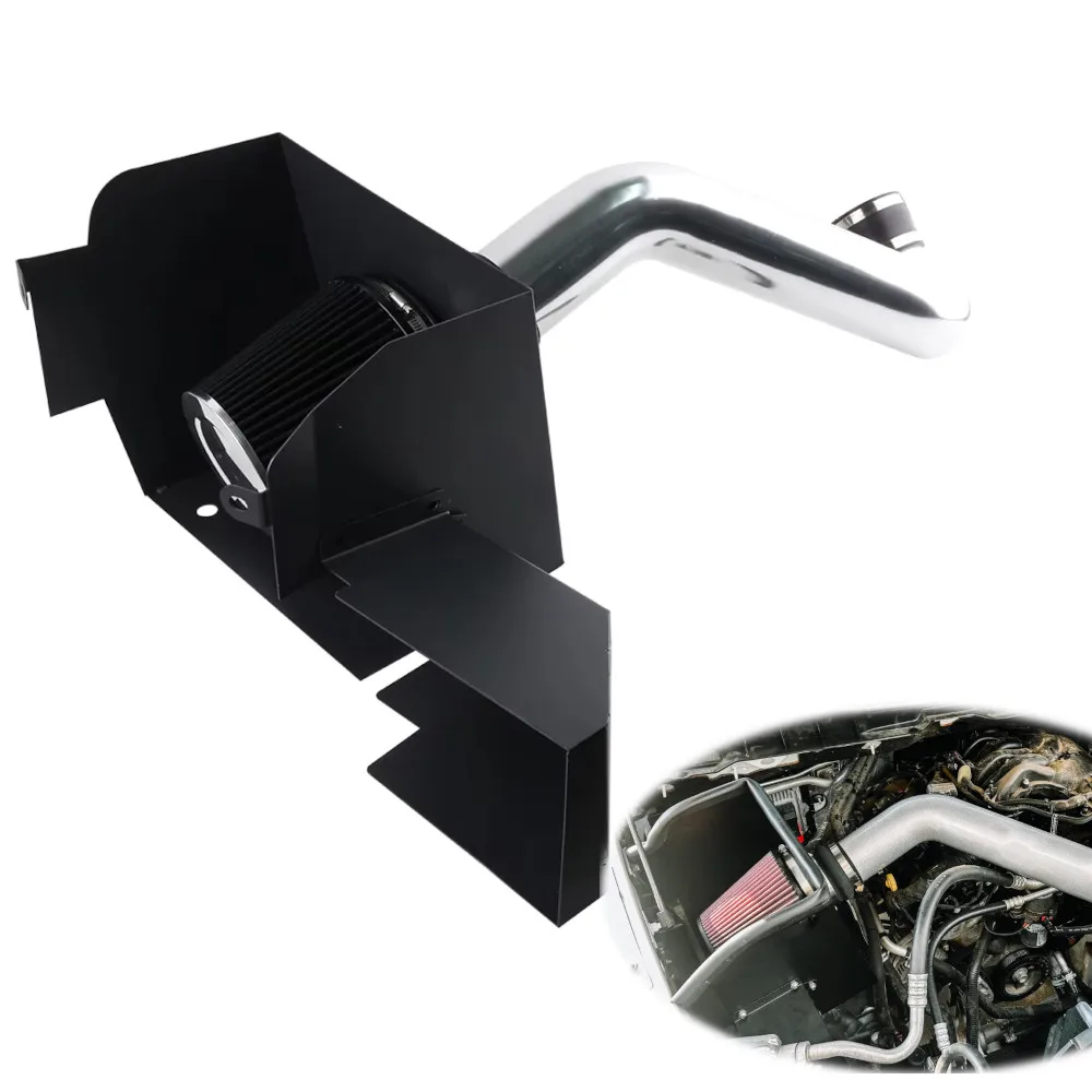 

Cold Air Intake Filter Truck Shield Black Air Intake Pipe For RAM 1500 Classic 3.6L V6 2013-2019 Car Modification