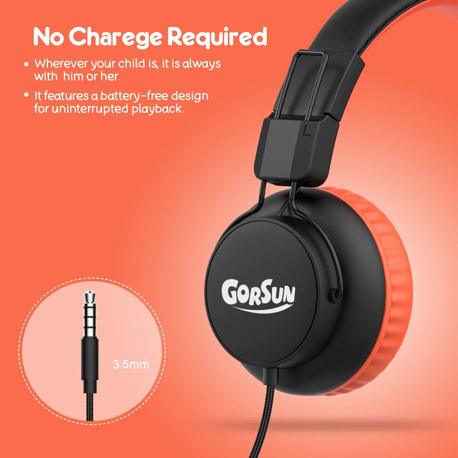 Gorsun E92V Child Headphone With Microphon Cut Kid Headset Stereo Earbuds Color 3.5mm AUX For Phone MP4 Girl Boy Gift