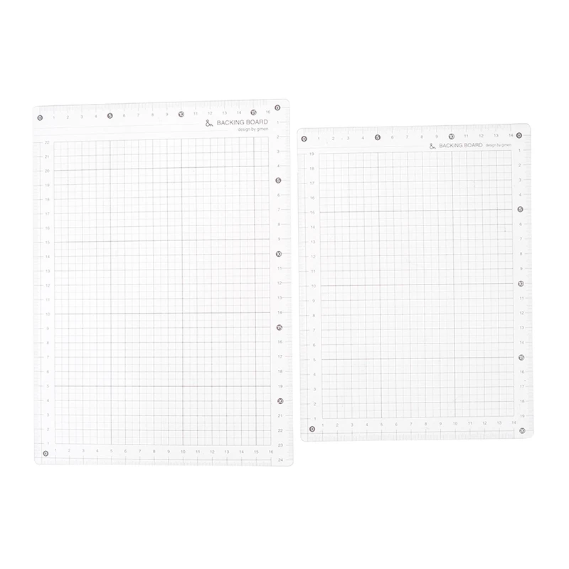 Transparent Ruler Board A4 B5 A5 Students Writing Desk Pad PVC Grid Sewing Cutting Mats Drawing Clipboard Measuring Supplies