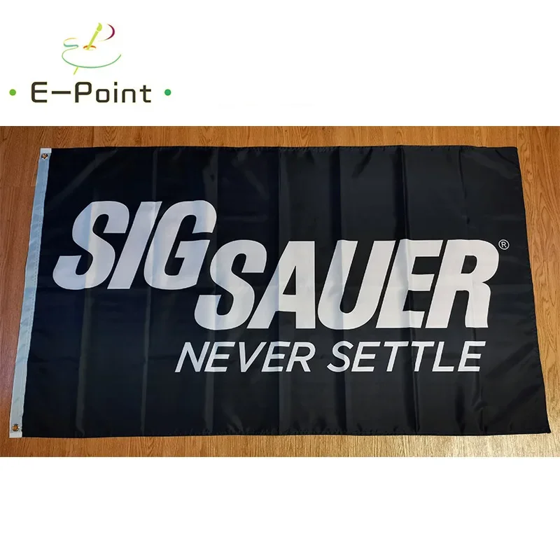 Sig Sauer Gun Flag 3ft*5ft (90*150cm) Size Christmas Decorations for Home Flag Banner Indoor Outdoor Decor M10