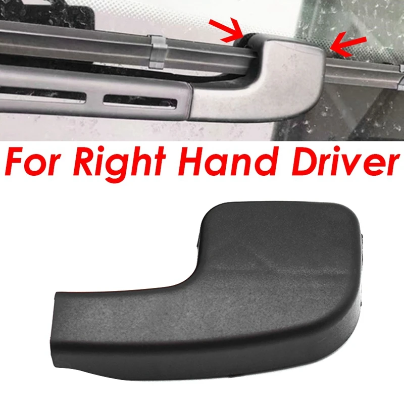 2X Right Hand Drive Front Windshield Windscreen Wiper Arm Hatch Release Switch Cover Cap For-BMW E90 E91 E92 61617138991