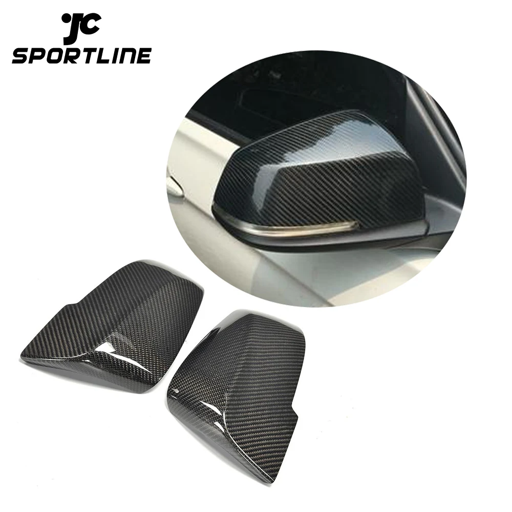 Auto Full Replacement 5 Series Carbon Fiber Rearview Mirror Cover For BMW F10 F11 F18