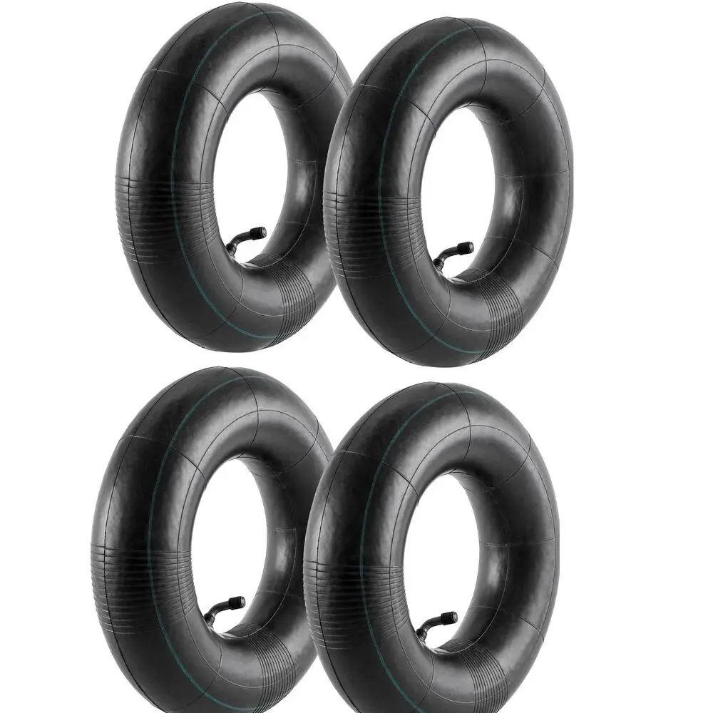 4pc 3.50-4.00/6 Inner Tube Fits 4.00-6 Tyre Bent Valve Go Kart Scooter ATV Wheelbarrow Mini ATV Quad Pocket Bike Scooters