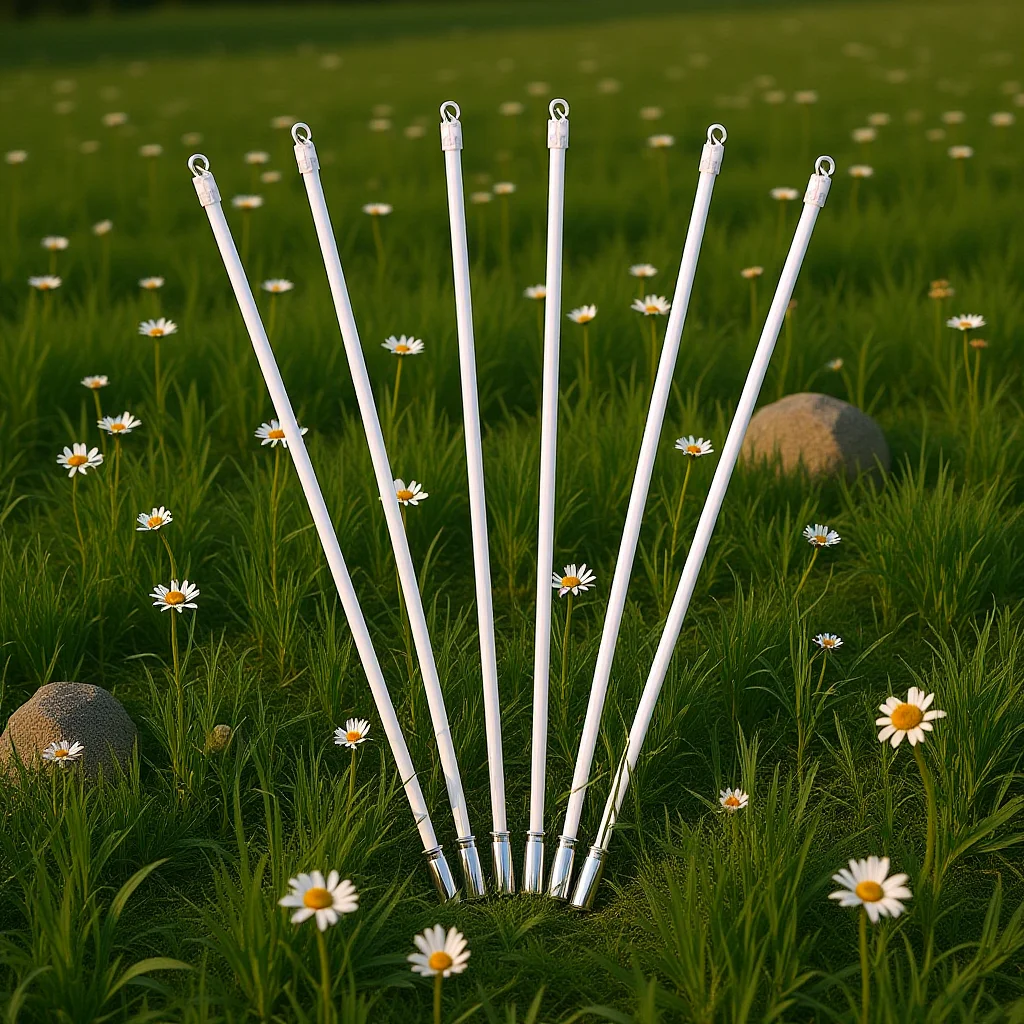 

6Pcs Plastic Venetian Blinds Pulling Rod Transparent Vertical Blinds Wand Window Curtain Accessory Curtain Accessory