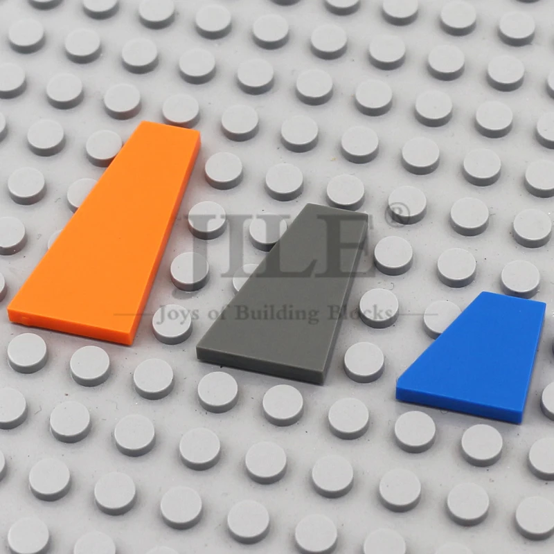 10sets MOC Building Block Figure Bricks Tile Modified 4x2 3x2 2x2 Wedge Left Right 7828 7829 Creative Plate Smooth Assembled Toy - view 3
