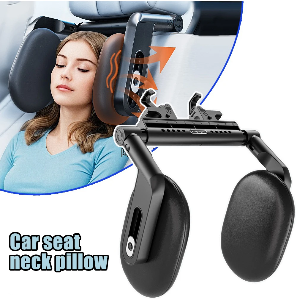 Multifunctional Vehicle Seat Neck Cushion Floating Mechanical Car Headrest Adjustable Ergonomic Cervical Support Pillow
