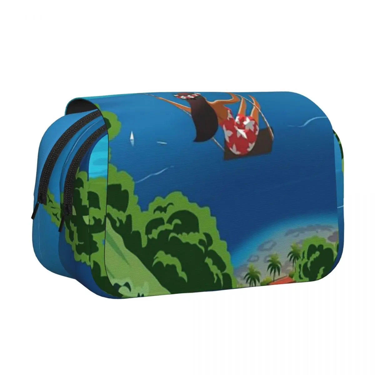 

Кожаный пенал-футляр Hinano Tahiti с жестким корпусом, большой вместительный пенал-коробка для ручек и карандашей для студентов и школьников