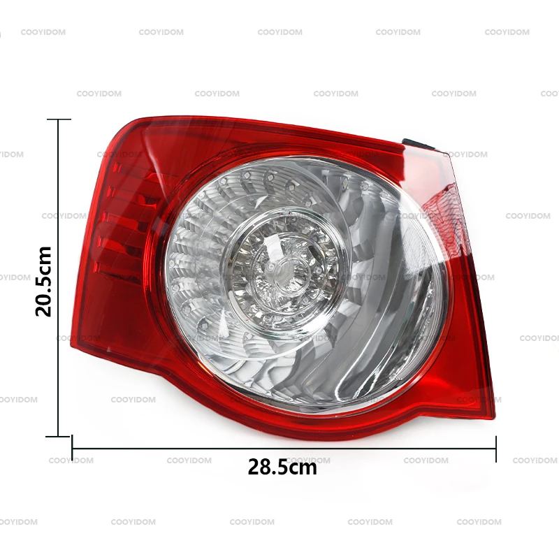 Tail Lights for VW Jetta 5 MK5 Sendan 2006-2011 Rear Lights with Driving Lamp Brake Lamp Turn Signal Lamp Running Lamp