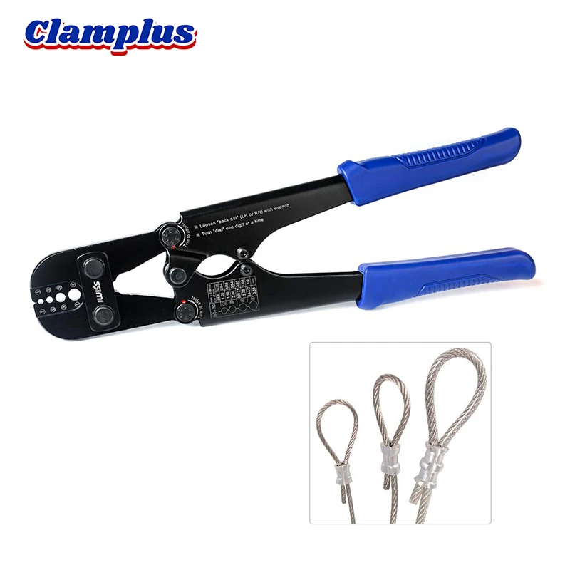 

IWS-1608s Wire Rope Crimping Plier For Aluminum Oval Sleeves Stop Sleeves,crimp Ferrules,crimping Loop Sleeve Hand Crimper Tool