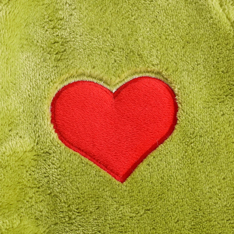 Baby Green Monster Costume Long Sleeve Heart Embroidery Hooded Romper Newborn Christmas Jumpsuit