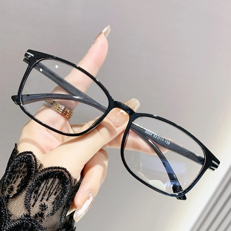 Klassische transparente Computer-Brille, Rahmen für Damen und Herren, Anti-Blaulicht-Brille, blockierende Brille