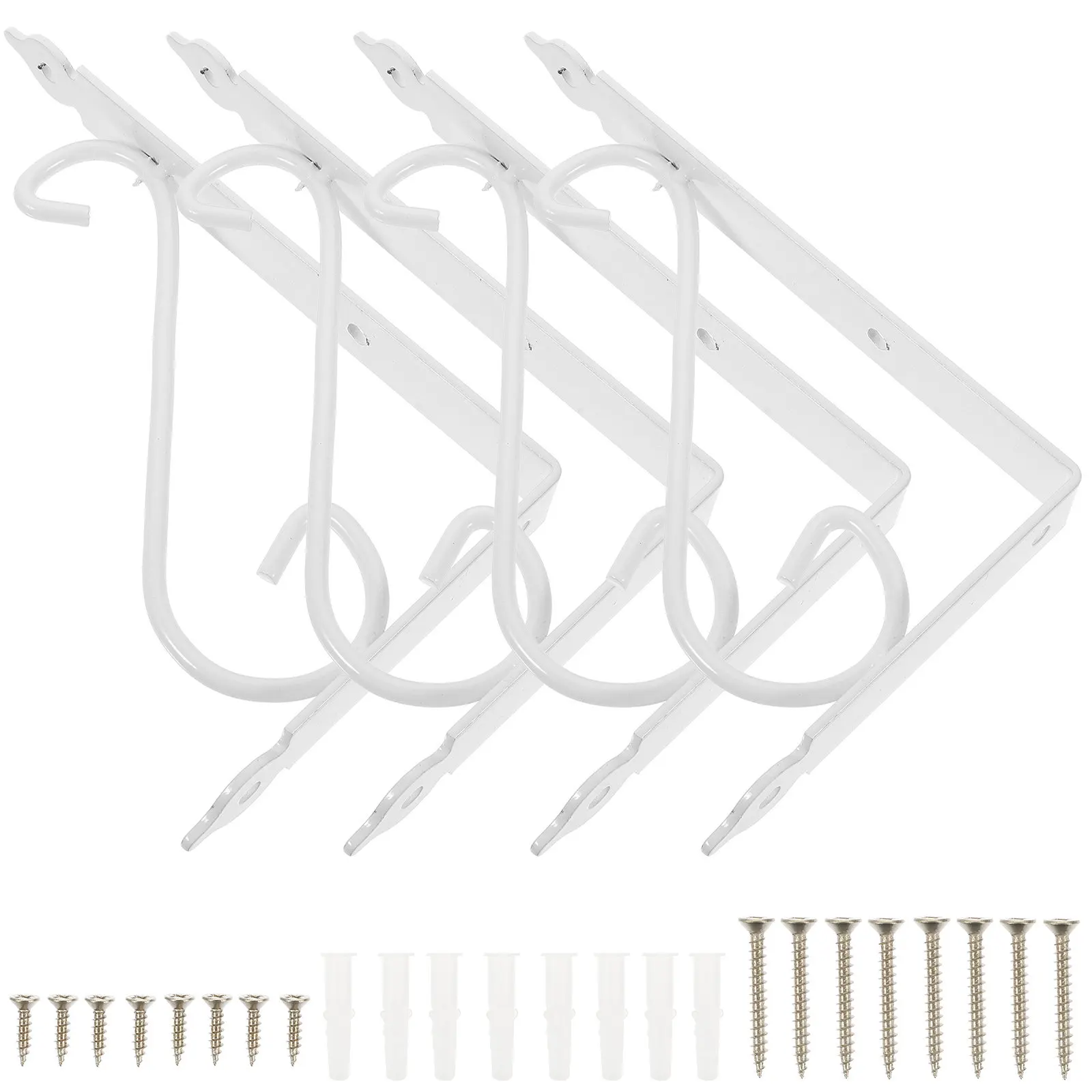 4pcs-wall-shelf-brackets-white-floral-pattern-durable-iron-sturdy-support-for-bookrack-clapboard-set-box-shelf-bracket