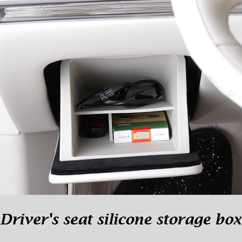 

For LUXEED R7 2025 2026 Driver's Silicone Storage Box Stratification Automotive Interior Accessories