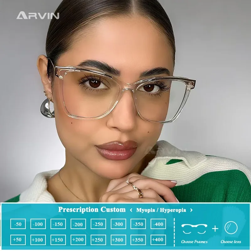 

TR90 Ultra-Light Cat Eye Anti Blue Ray Reading Glasses Women's for Fashion Women men Home Comfort Custom Diopter 0~800°