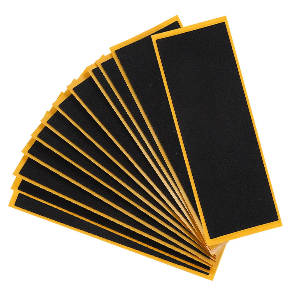 12Pcs Fingerboard Grip Tape Foam Mini Skateboard Cushioning Nonslip Fingerboard Accessories Skateboard Supplies