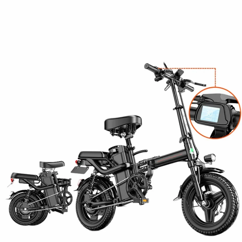 48V 20AH Folding Electric Bike 14 Inch Mini Bike