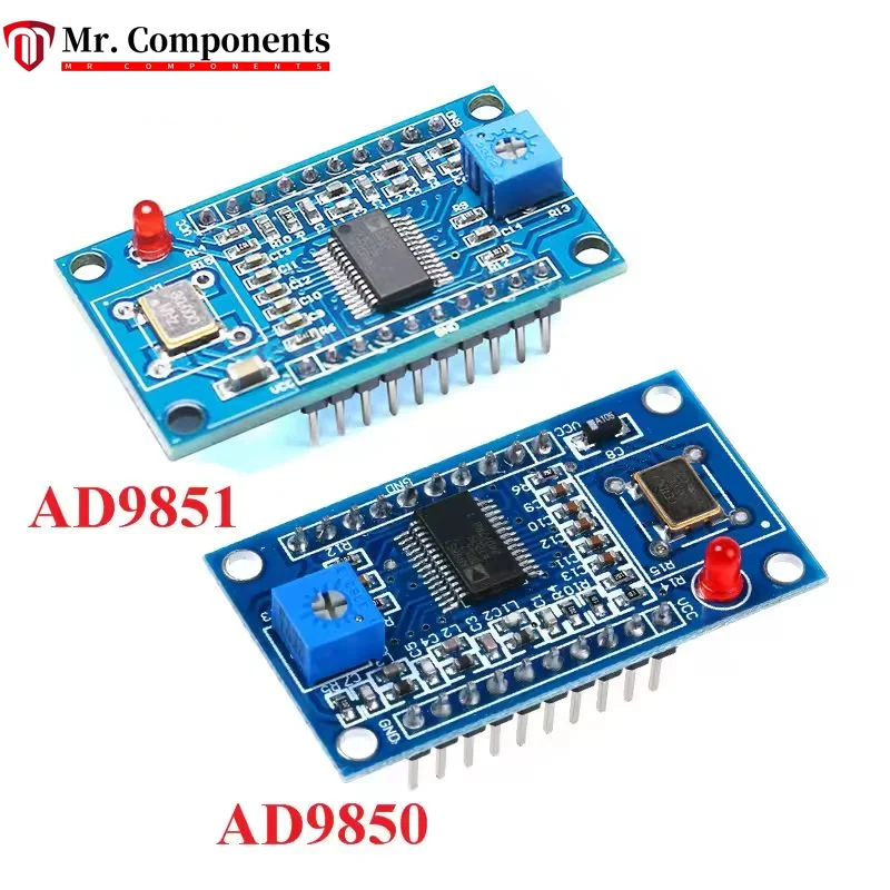 1PCS AD9850 AD9851 DDS Signal Generator Module Development Board 0-70MHz 0-40MHz 2 Sine Wave and 2 Square Wave In stock