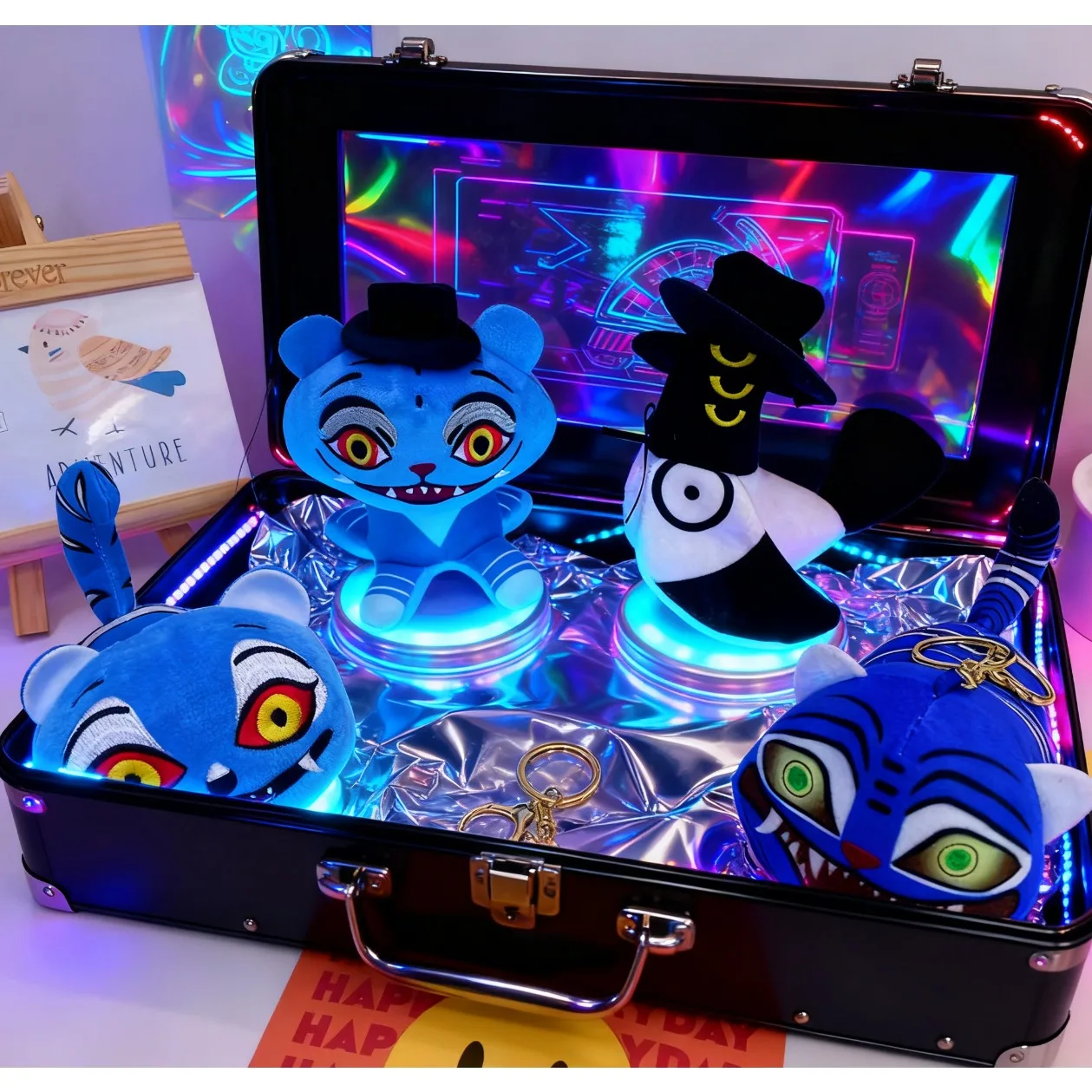 

Peripheral derivative, cartoon anime KPOP devil hunter plush toy Rumi Mila Zoe character monster hunting girl group