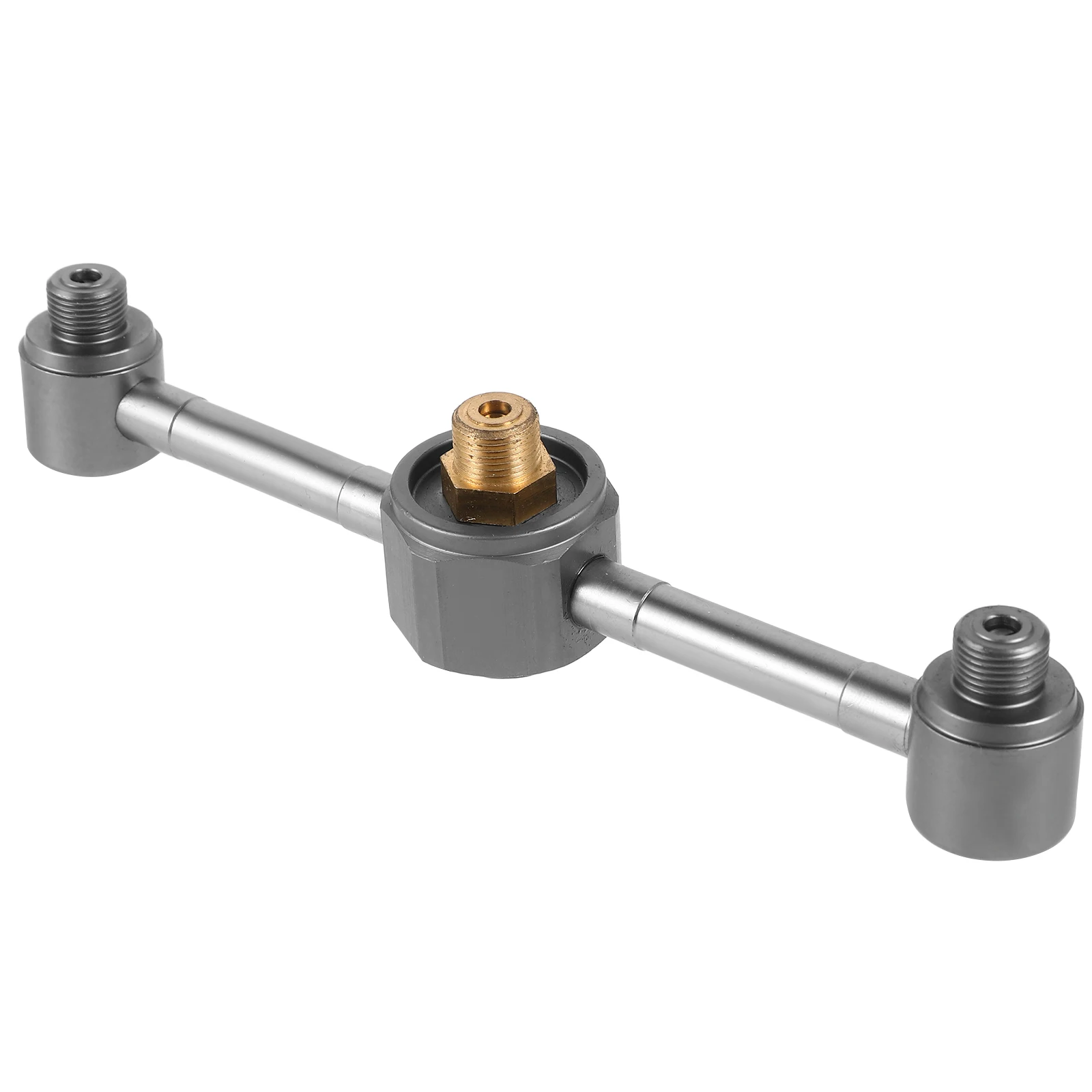

1pc Gas Aluminum Alloy Dual Burner Splitter for Outdoor Camping Stove Lantern Heater Smoker Accessory