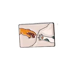 Kawaii Cat Enamel Pin Hugging ,  Reading Pin, Artist  Pins, Brooch Badge Jewelry Accessory