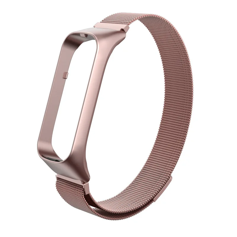 UTHAI Metal Strap For Samsung Galaxy Fit 2 Smart Watch Bracelet Stainless Steel Magnetic Watchband