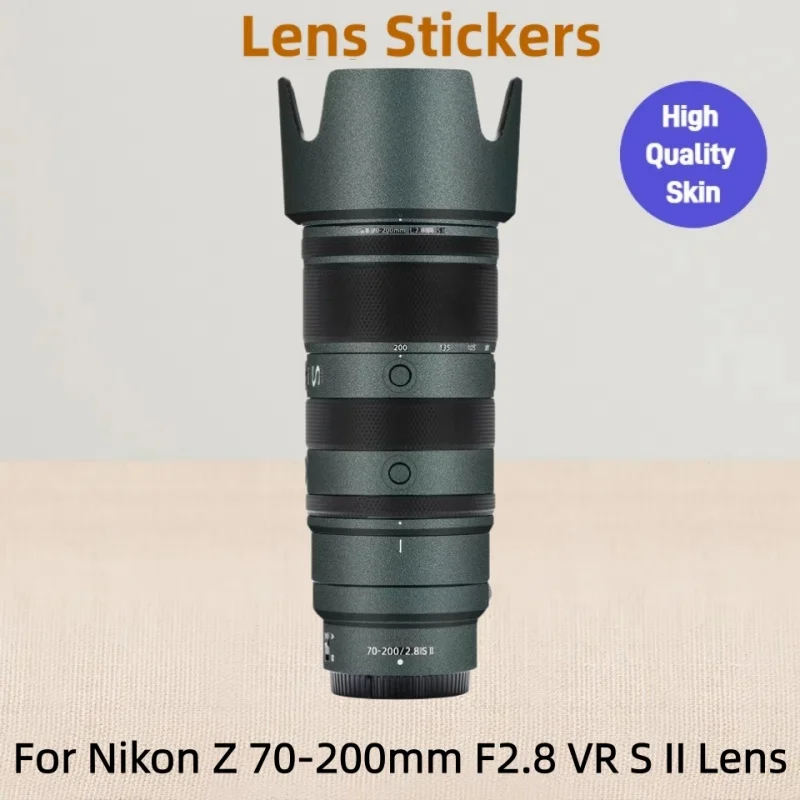 

Наклейка-скин для объектива Nikkor Z 70-200 II, защитная пленка для объектива Nikon Z 70-200 F2.8 VR S II, наклейка-обертка для объектива 70200