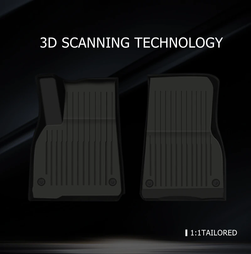 Injection TPE all weather Car Floor Mats for Teslas Model Y  Interior Accessories