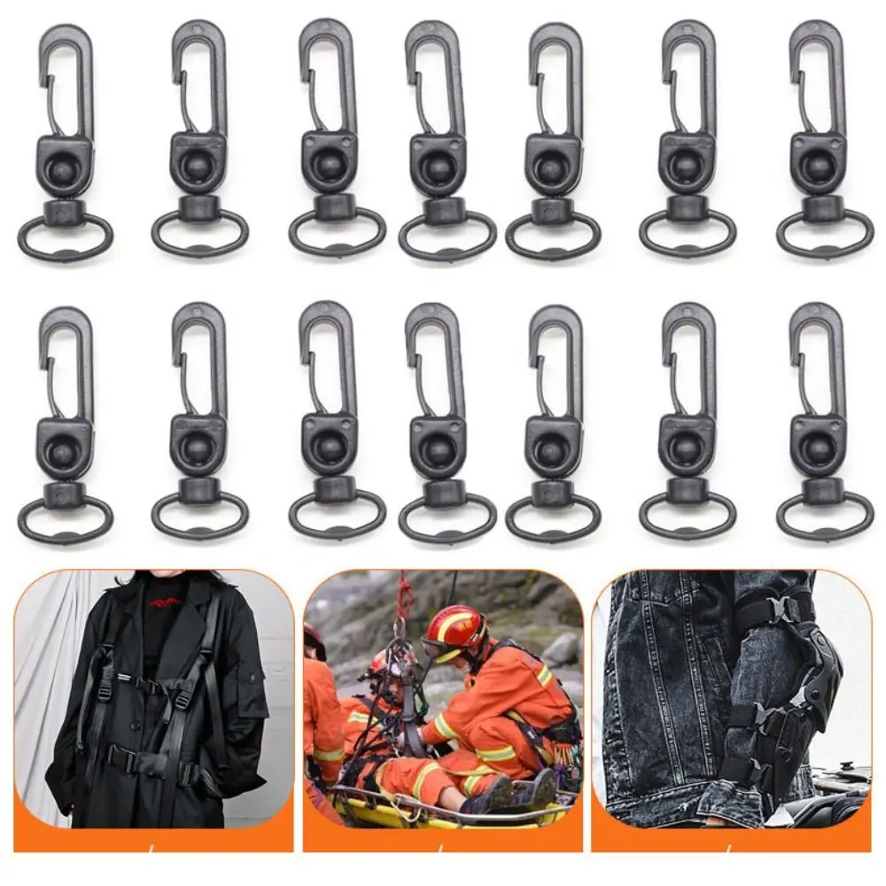 10pcs High Quality Rotating Snap Hook Plastic Luggage Hardware Trigger Clips Traction Buckles Leather Strap Accessories