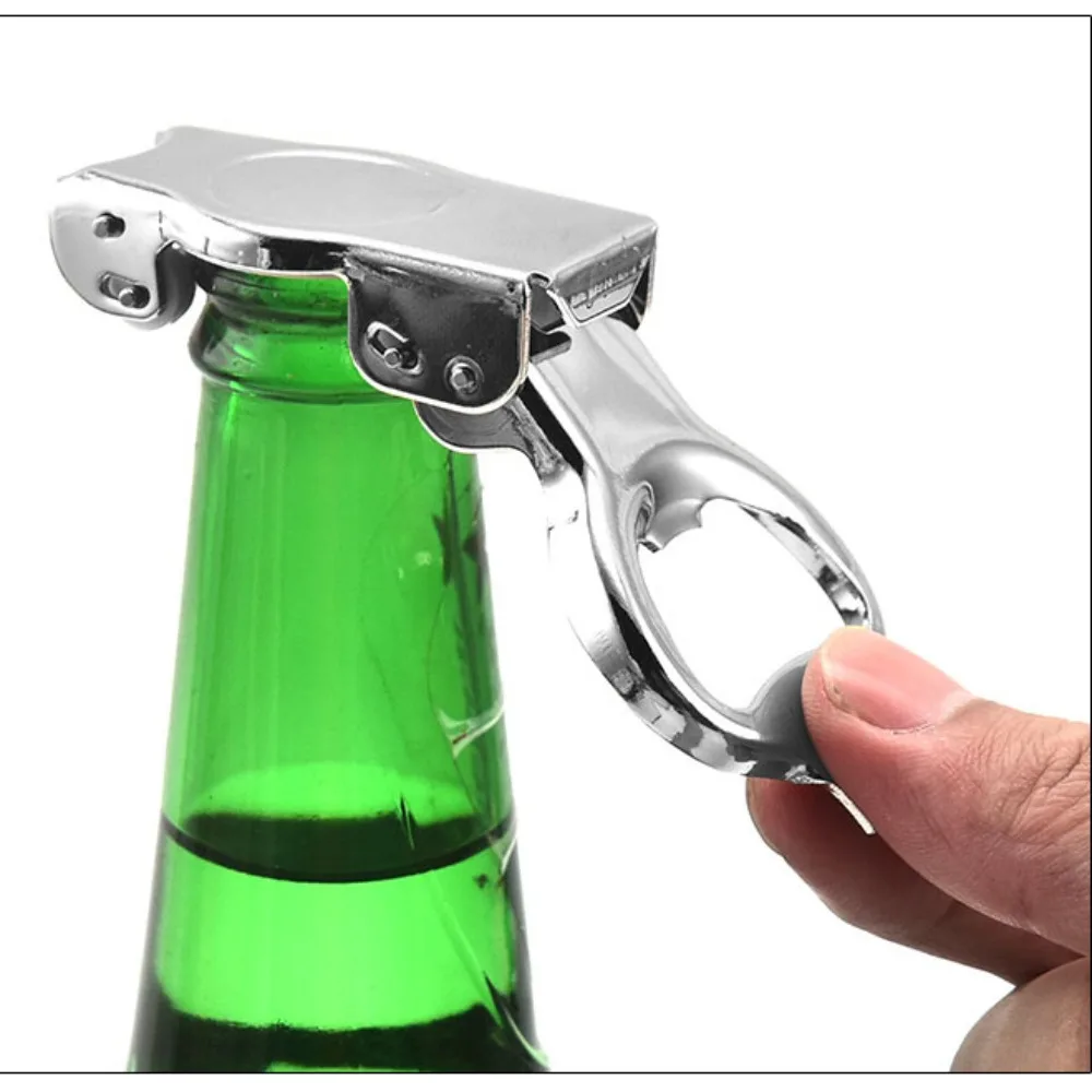 Multifunctional Simple Stainless Steel Can Opener Folding Bottle Lid Opener Carbonated Drink Beer Bottle Opener Home