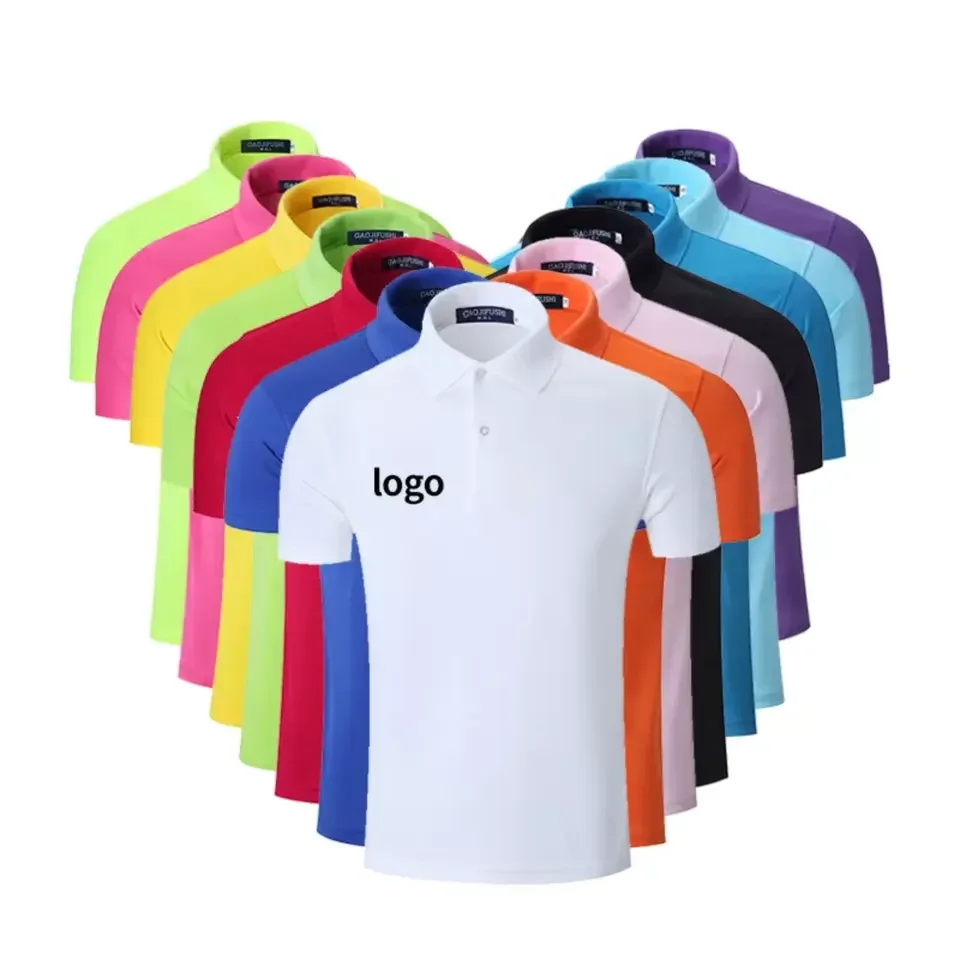 2023 Summer High quanlity Casual Short-sleeved Polo Personal Company Group LOGO Custom POLO Shirt Polyester Men Printing Big 6XL