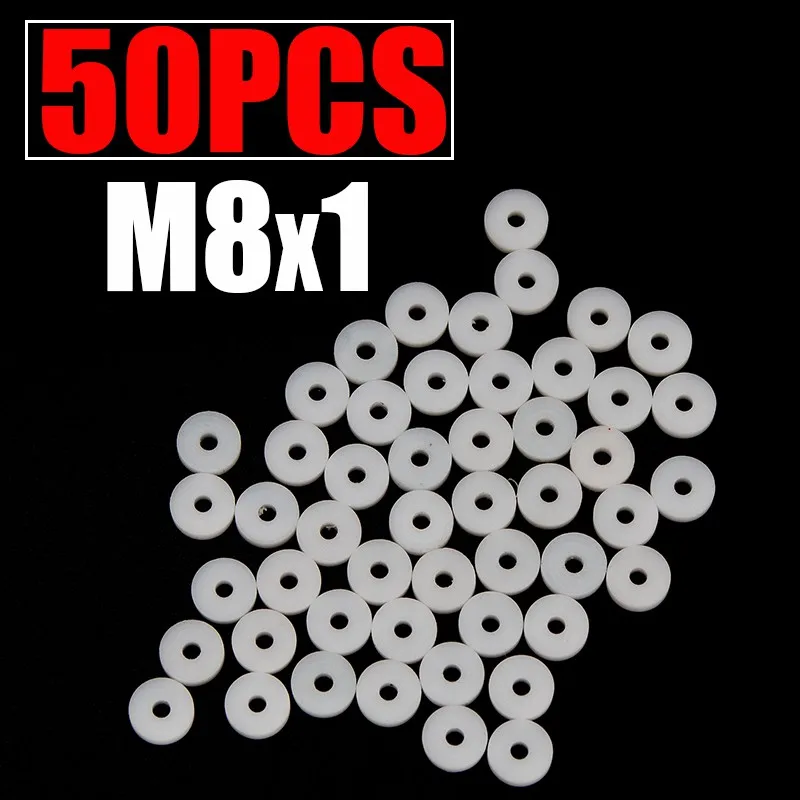 50 Stück Pneumatik M10 M8 PTFE O-Ring Dichtung Luftdichtung Dichtungsscheibe für Hochdruck Mini Gauge Schnellkupplungen Buchsenbeschläge