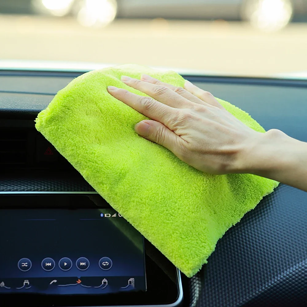 40x40Cm Microfiber Car Wash Towel Fast Drying Auto Cleaning Extra Soft Cloth High Water Absorption For Car Wash Accessorie