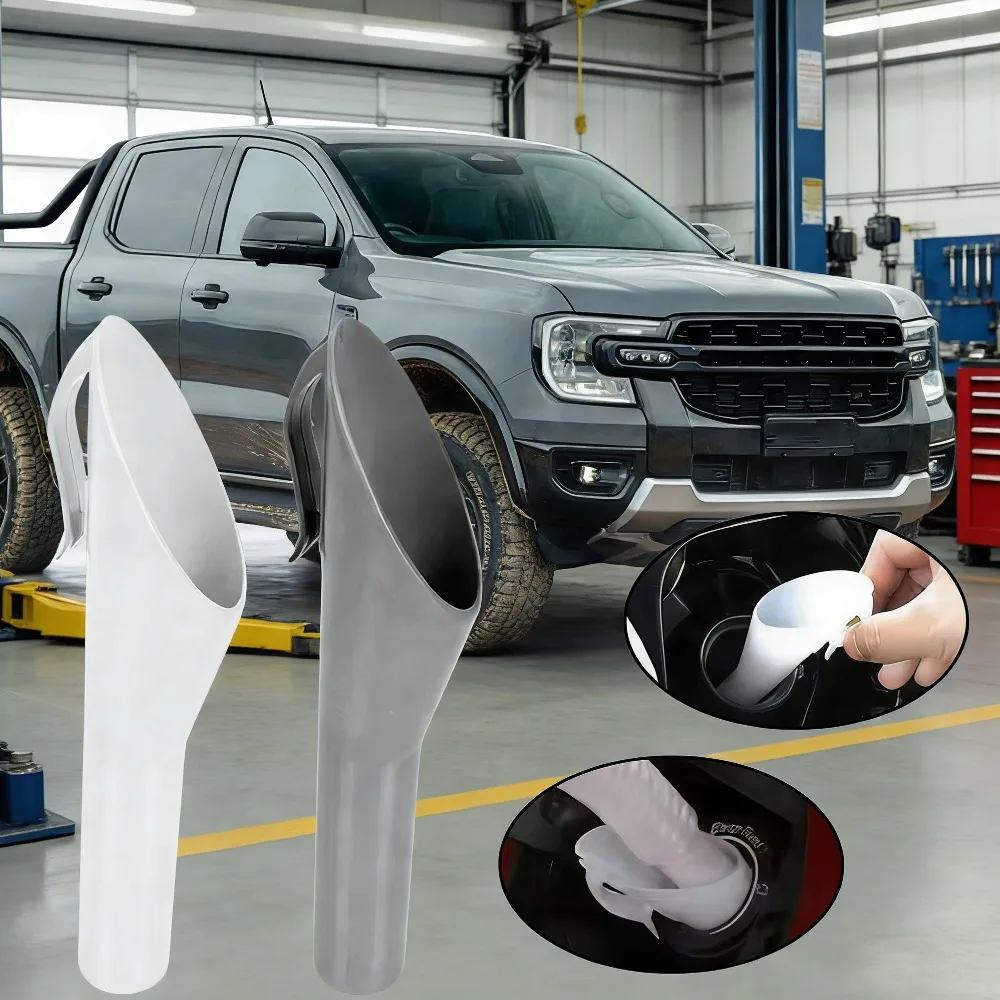 Imbuto adattatore per serbatoio carburante con beccuccio a gomito per Ford Transit, ricambio auto per diesel, imbuto di emergenza per il riempimento del carburante diesel
