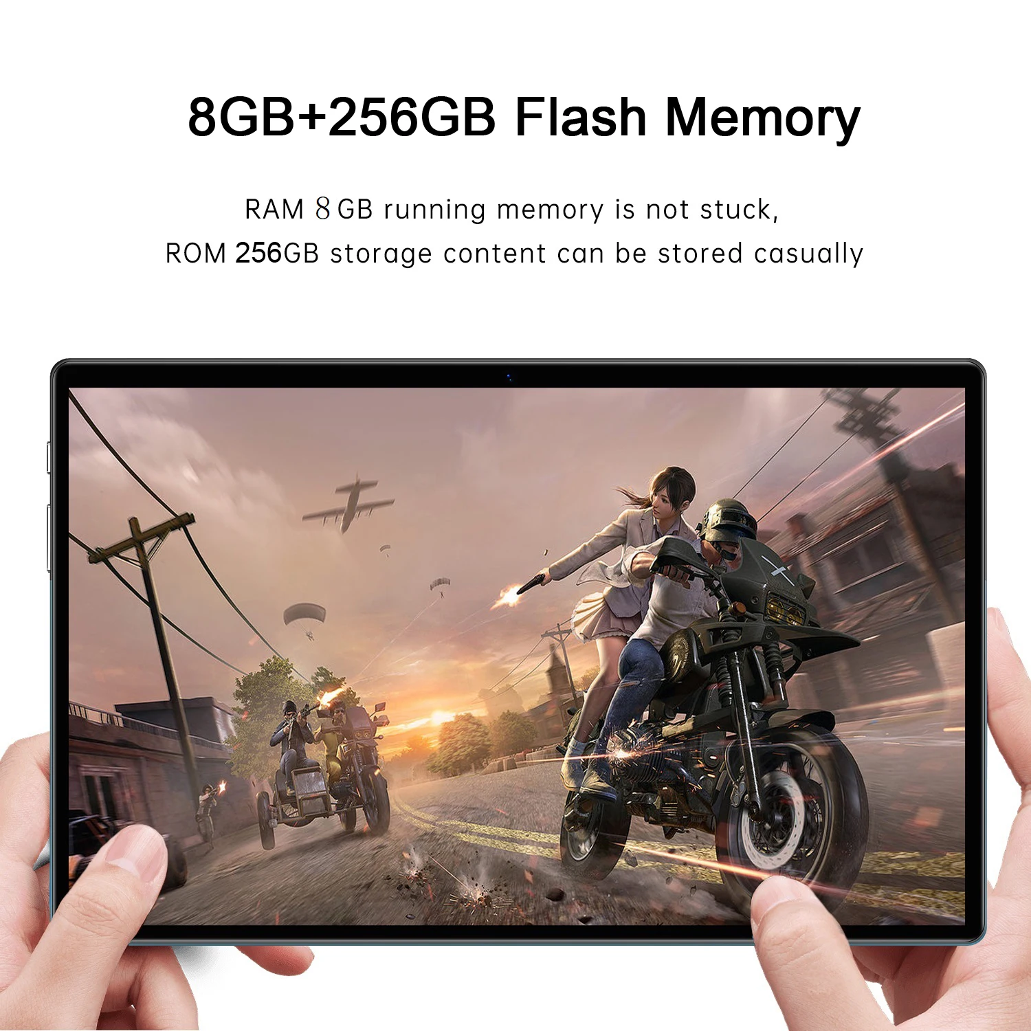 2025-Popularny oryginalny model sprzedaży 8 GB + 256 GB 10,1-calowy tablet z systemem Android, Octa core 5G WiFi, Android 12