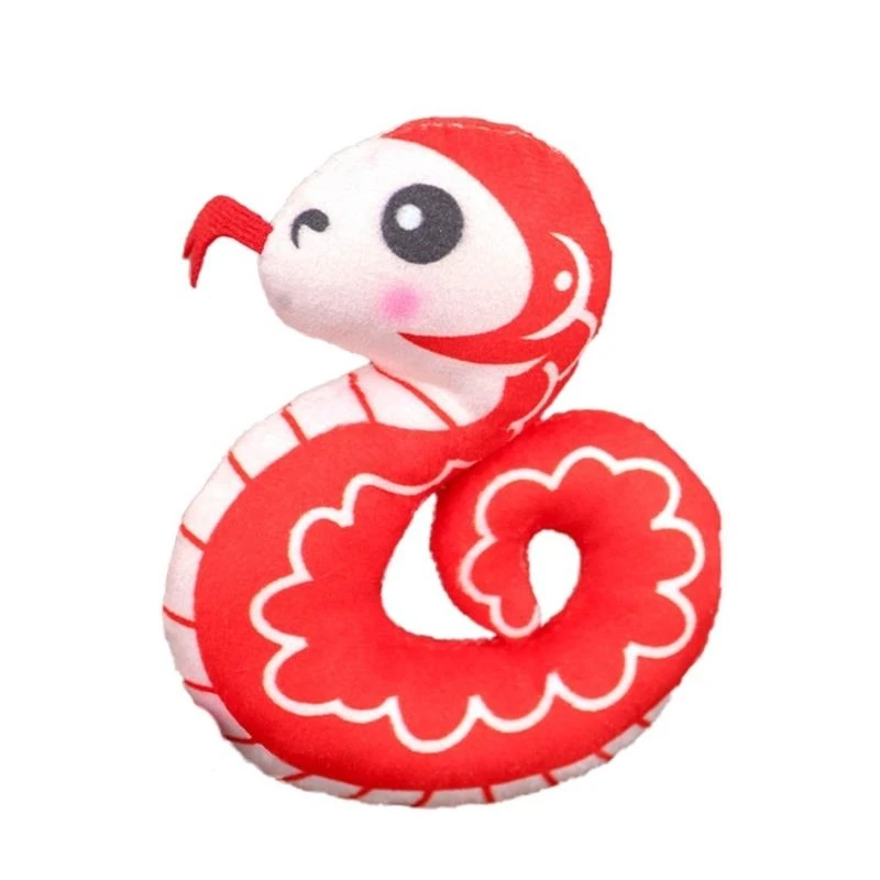 

1xNew Year Snake Pranks Toy Fun Stuffed Animals Toy for Adult Halloween Surprise