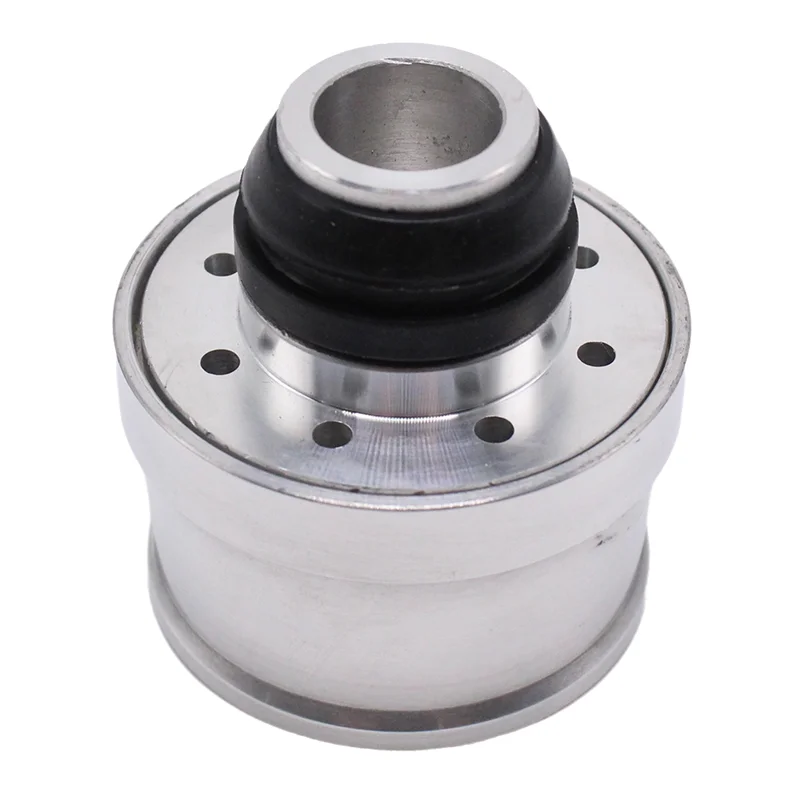 Tutup Ventilasi Aluminium BB untuk Mobil, Model Push-In 1 Inci, Ball-Milled Breather Cap untuk Chevy Ford Mopar Ball-Milled Top