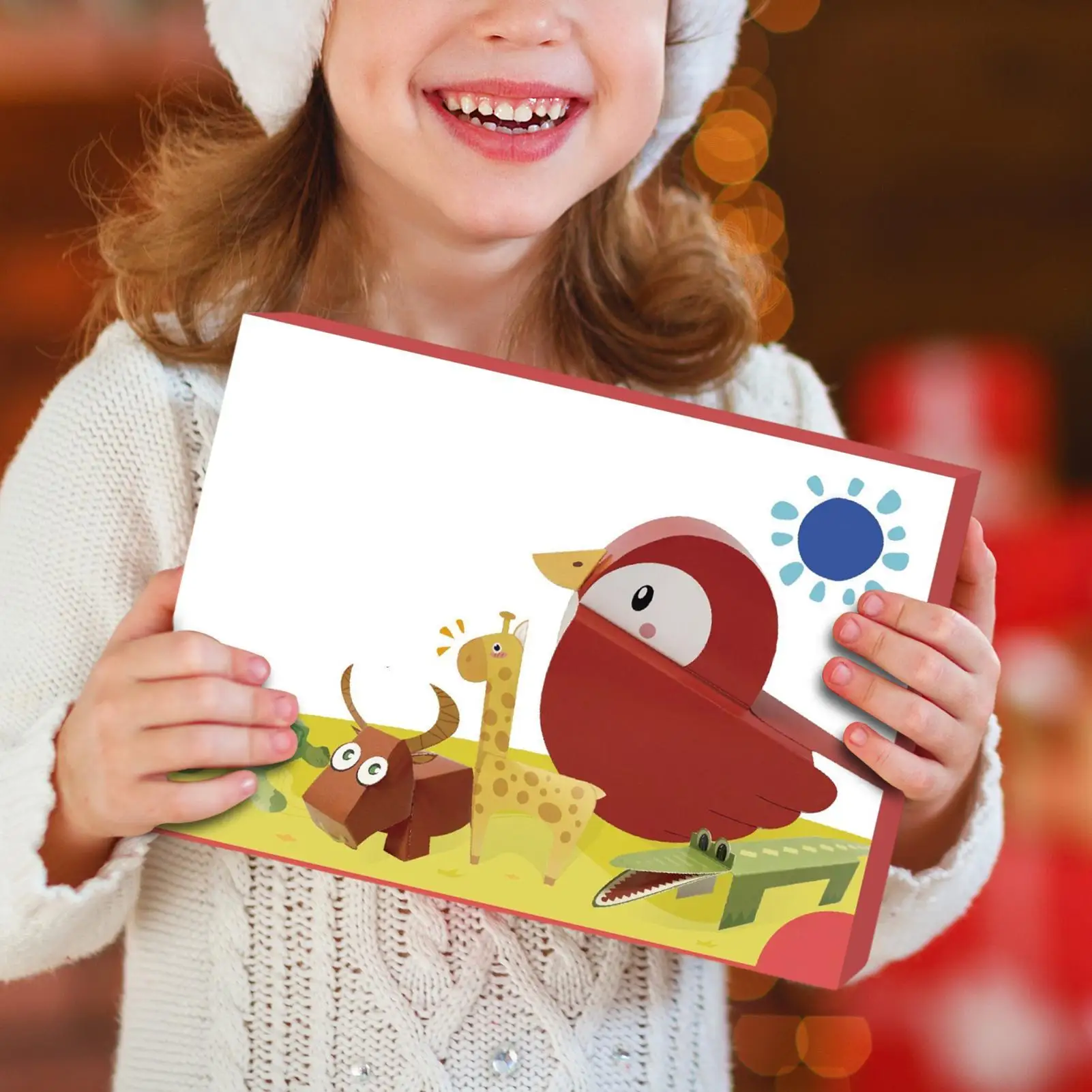 3D-Papier-Bastelset, handgefertigt, 3D-Papierskulptur, pädagogisches Bastelprojekt-Set für Teenager, Anfänger, Enthusiasten, Klassenzimmer, Schule