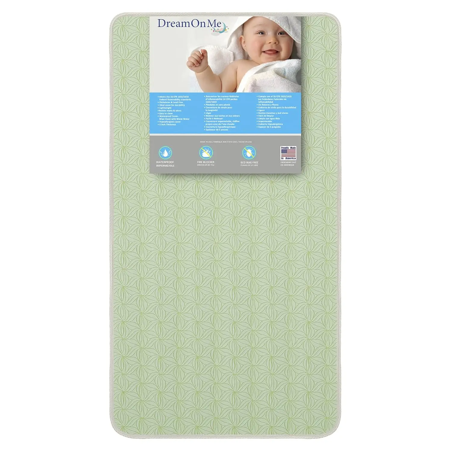

Bedtime 2-Sided Crib & Toddler 150 Coil Mattress (151-150)