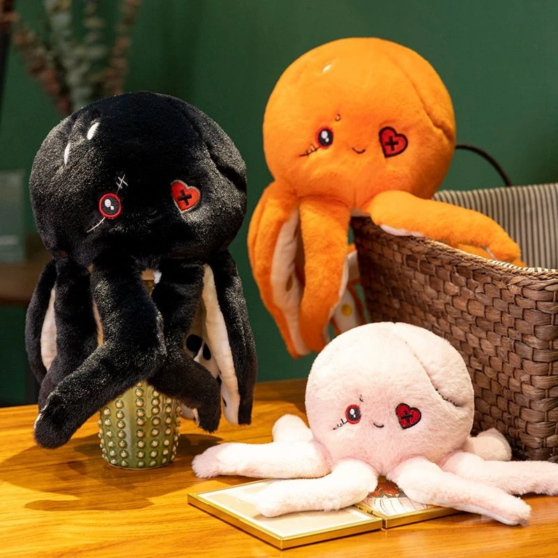 

30cm Pirate Octopus Plush Toy One-eyed Cute Scar-eyed Octopus Doll a Birthday and Christmas Gift for Children