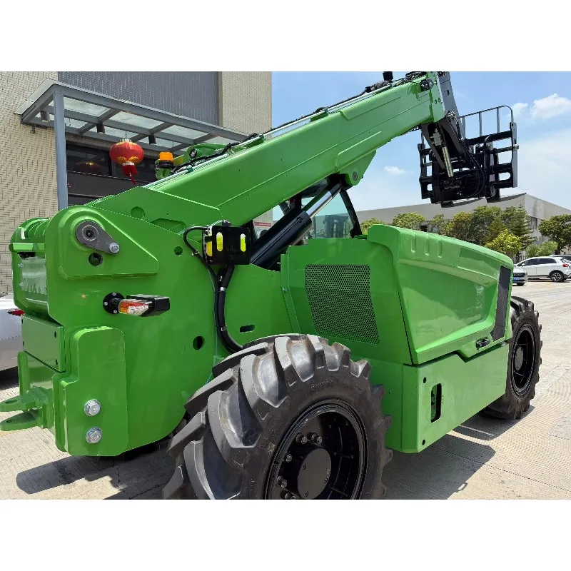 Customized 4T Diesel 4WD Telescopic Forklift With Lithium Battery Eco-iendly High-Lift Performance For Modern Construction Wareh