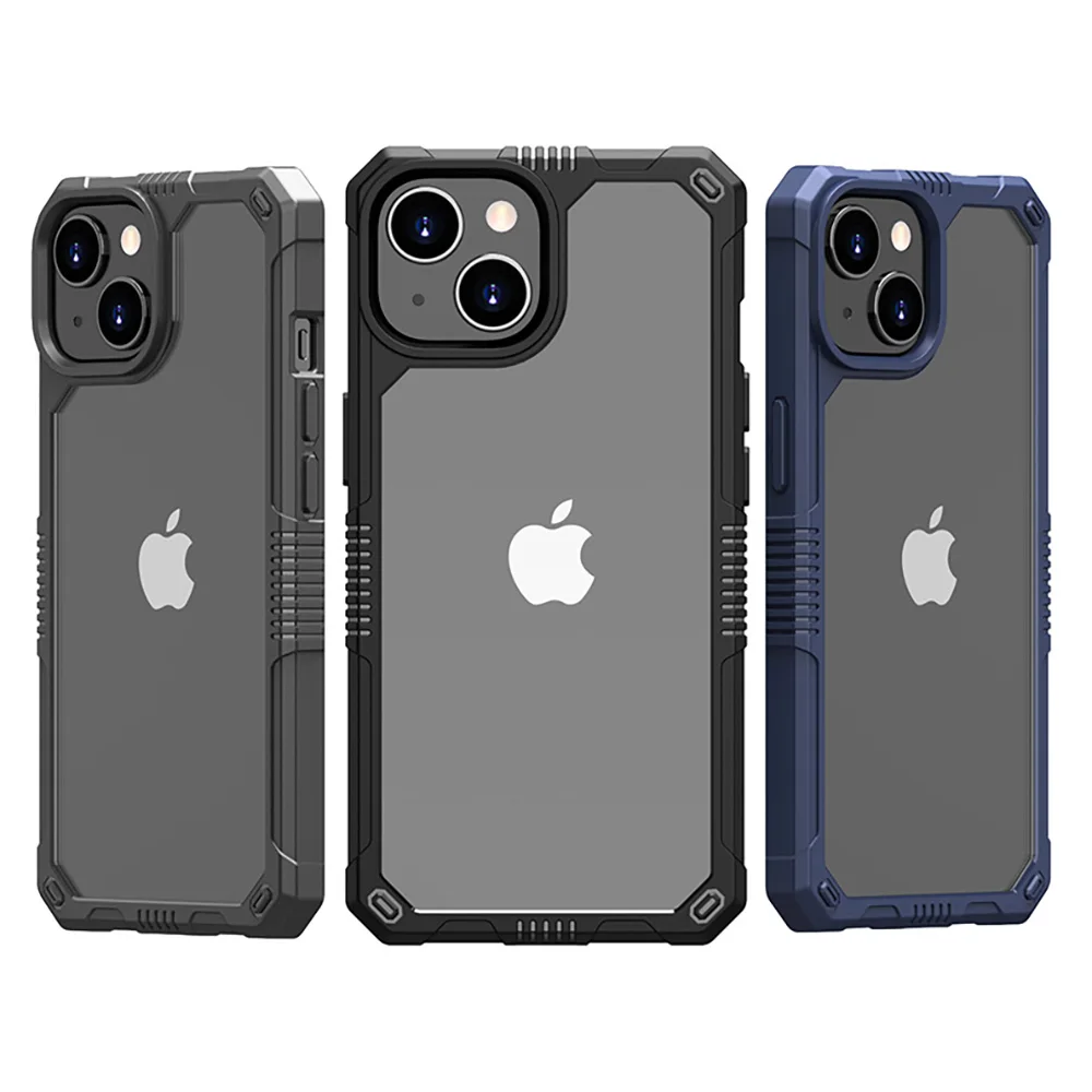 

Anti drop Phone Case For iPhone 15 14 Pro Max 15 Pro 14 Plus Case Shockproof Airbag Protective PC Back Transparent Cover