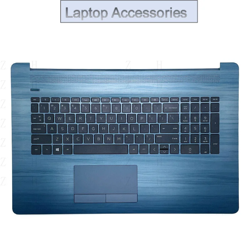 

Z New Blue Palmrest Backlit Keyboard Touchpad For HP 17-BY 17T-BY 17-CA M12337-001