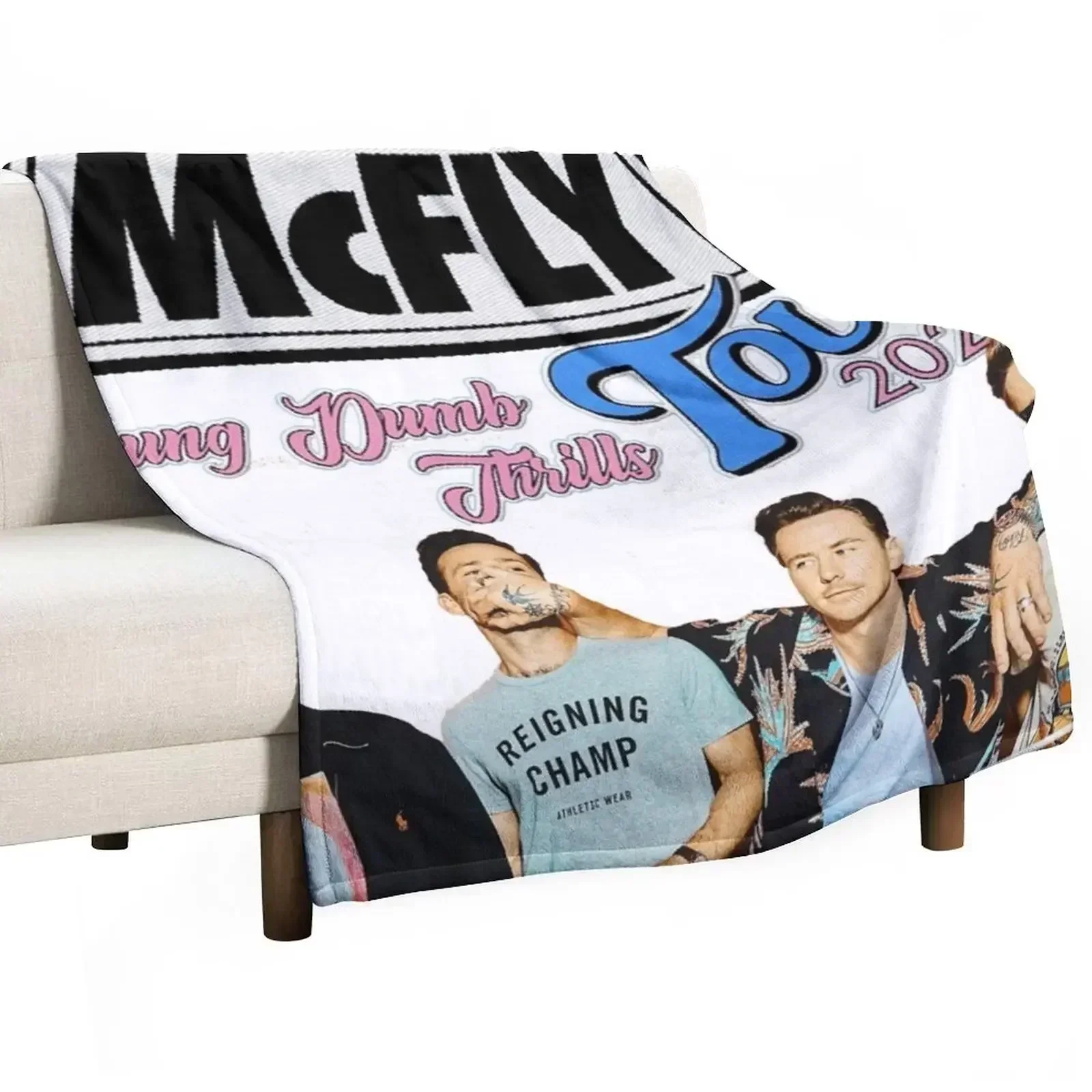 McFly Tour 2021 Throw Blanket Tourist Decorative Beds Blankets For Sofas Blankets