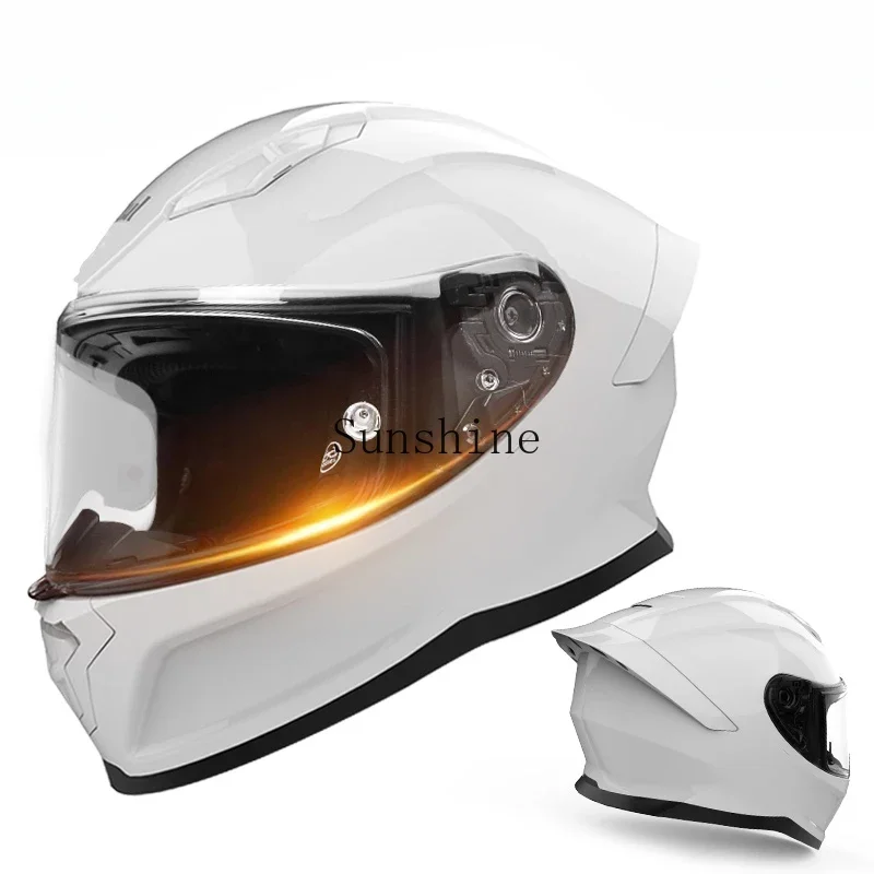 

FRP Angel White MT30 Motorcycle Racing Helmet Men's and Women's Four Seasons Tail