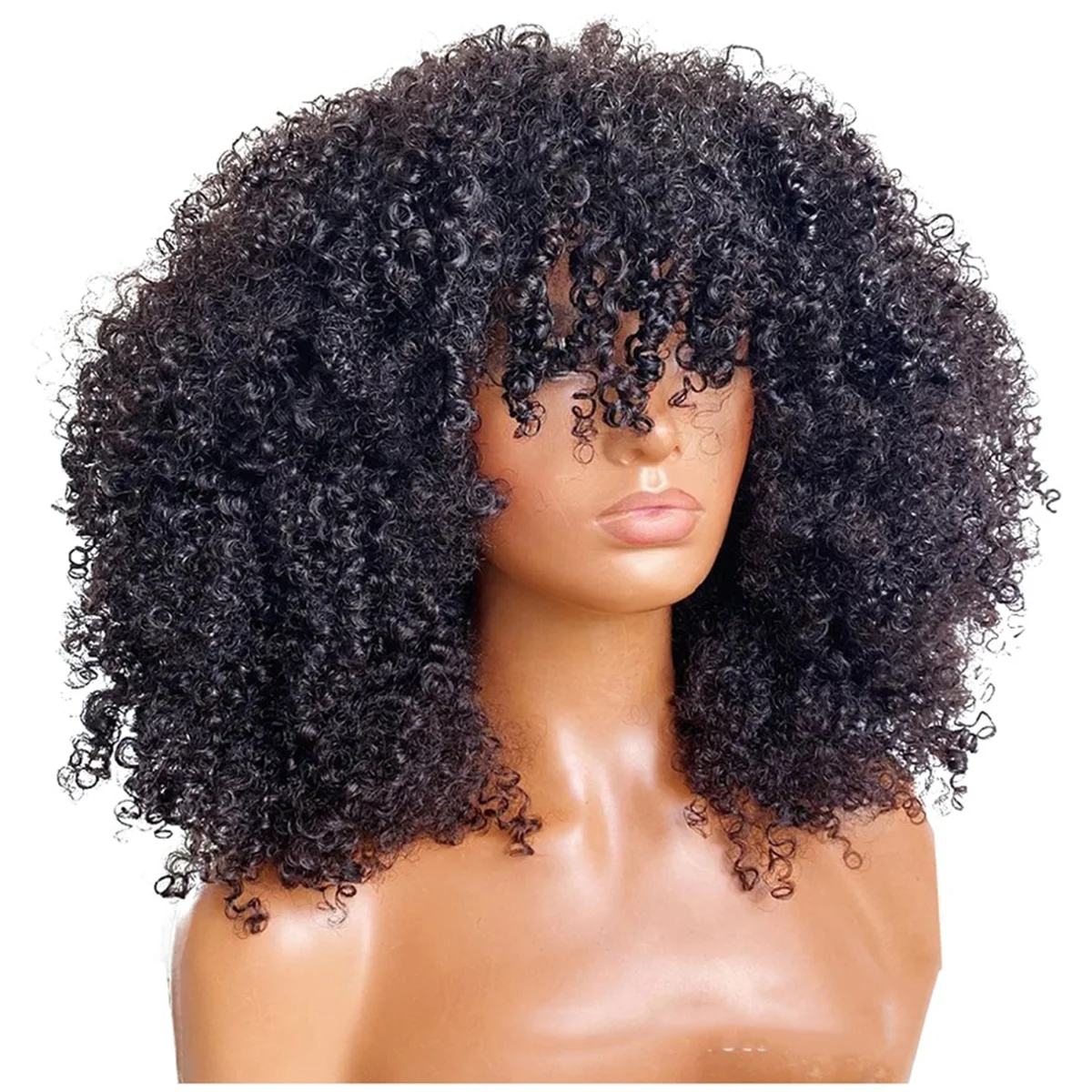 

Wig Lace Front Wig Women'S Wig Glue-Free Invisible Lace Wig Short Curly Wig Afro Hair